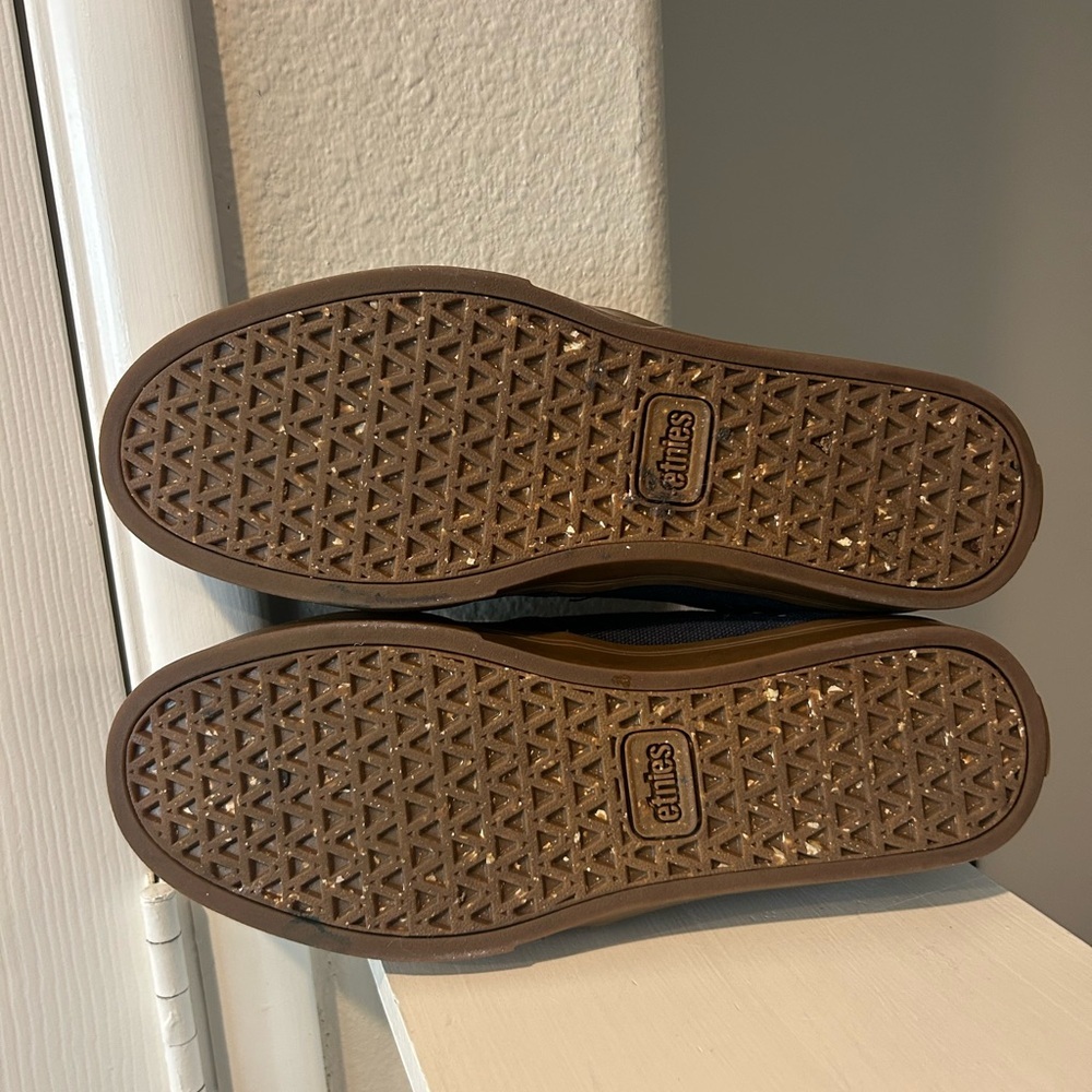 Etnies Jameson 2 Eco Navy Gum Skate Shoes Cork Insole Mens Size 7 - Picture 7 of 9